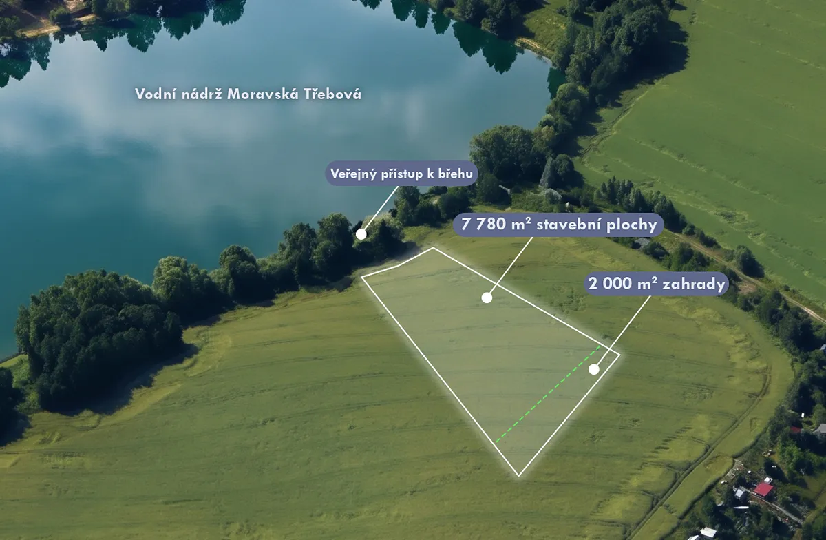 Prodej komerčního pozemku 9780 m²